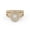 10K Yellow Gold, variant on Split Shank Double Halo Bridal Set Ring for Women, 1.10 Carat (ctw) Lab Grown Diamond Engagement Wedding Ring 14K White Gold Over Sterling Silver F-G-H, SI Quality Ring Size-4