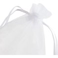 thumbnail image 4 of 100 Uds bolsa con cordón de Organza 11cm x 16cm joyería transparente boda fiesta regalo de Navidad bolsa de regalo,Blanco oso de fresa Electrónica, 4 of 5