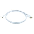 thumbnail image 1 of Monoprice - DisplayPort cable - Mini DisplayPort (M) to DisplayPort (M) - 6 ft - white, 1 of 3