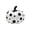 White, variant on Anmrize Polka Dot Ceramic Pumpkin, Polka Dot Style Decor, Fall Harvest Tabletop Accents, Modern Pumpkin Figurines, Decorative Pumpkin Home Furnishings Creative Polka Dot Art Resin Crafts, Red