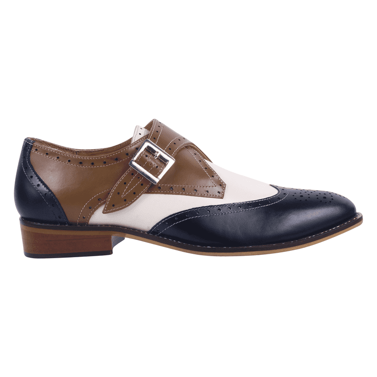 navy formal dress shoes Navy Blue Oxford Shoes | Fast Shipping main image 1