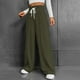 thumbnail image 4 of WILLBEST Pantalones Casuales de Mujer de Cintura Alta, Versátiles, Cómodos y de Pierna Ancha para Otoño E Invierno. Extra Grande, 4 of 9