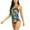 Multicolor, variant on VBVC Tankini Women Print Cross Backless One Piece Swimsuits Tummy Control Vintage Bathing Suits