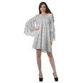 thumbnail image 3 of Moomaya Robe d'Été Dénudée pour Femmes, Robe de Plage en Coton avec Manches Cloche - S, 3 of 5