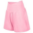 thumbnail image 3 of Volleyball Shorts for Teens Girls Athletic Shorts Flowy Running Shorts with Pockets V Crossover 2 in 1 Girls Tennis Shorts Butterfly Skorts, 3 of 3