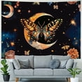 thumbnail image 4 of Butterfly Moon Phase Flower Tapestry Botanical Floral Plant  Tapestry for Bedroom Aesthetic Vintage Tapestries Wall Hanging for Living Room Dorm, 4 of 6
