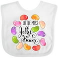 thumbnail image 3 of Inktastic Little Miss Jelly Bean Boys or Girls Baby Bib, 3 of 4