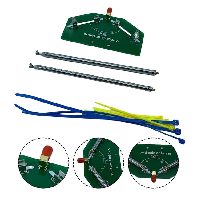 Signal Achieved Create A Customizable V Dipole Antenna Receiver Using This Complete Diy Kit for 137Mhz Frequencies