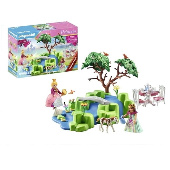 Set de Juego Playmobil Princesas Pícnic de Princesas con potro 74 Piezas