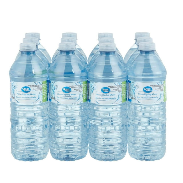 Great Value Spring Water 500ml, pack of 12