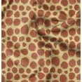 thumbnail image 1 of Soimoi Dot Print,Cotton Poplin, Sewing Fabric Sold by The Yard 42 Inch Wide,Sewing Craft Quilting/Quilt Making Fabric, Orange & Yellow, 1 of 6