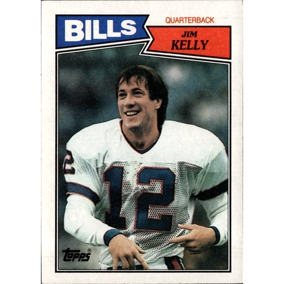 Topps Jim Kelly NFL Rookie Card 1987