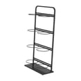 thumbnail image 2 of jinwen Basketball Holder Vertical Ball Rack Multifunction Sturdy Football Stand Storage 4 Layers, 2 of 9
