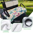 thumbnail image 5 of Golf Cart Seat Covers for 2 Seater,Spring Butterflies Microfiber Cart Seat Towel Blanket,Summer Countryside Leaf Flowers Absorbent Breathable Non Slip Bench Seats Protector for Golf Course 51"x31", 5 of 9