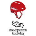 thumbnail image 4 of HALO Rise Above Jr. 3 Wheel Scooter and Helmet Combo - Red - 44lbs Max Weight - Unisex, 4 of 5