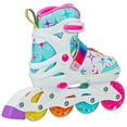 Roller Derby Stryde Girl's Adjustable Lighted Wheel Inline Skates