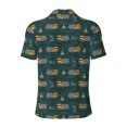 thumbnail image 4 of Rocae Machine for Men's Short Sleeve Polo Shirt, Quick Drying Performance Moisture Wicking Sports Men's Golf Shirt Large, 4 of 9
