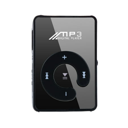 - 1 x Clip MP3 Player,MP3 Music Player Portable Clip Digital MP3 Audio Player Sport Micro SD TF Mirror YASTE