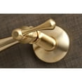 thumbnail image 4 of Kingston Brass KS3227BL Vintage 6" Adjustable Center Wall Mount Kitchen Faucet, Brushed Brass, 4 of 5