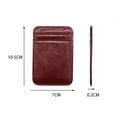 thumbnail image 6 of Soumake Card Holder Slim Small Wallet Faux Leather Solid Color Driver's License Credit Card Case Business Use, 6 of 8