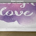 thumbnail image 6 of Ambesonne Live Laugh Love Place Mats Set of 4, Wise Life Art, Standard Size, Purple White Pink, 6 of 6