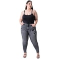 thumbnail image 4 of Jeans Skinny con strech Balam /Tallas Extras, 6338 (Gris) gris oscuro 38, 4 of 5