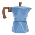 thumbnail image 1 of Cerveciendo Cafetera Fabricante Italiano Aluminio Dual Válvula 2 Taza, 1 of 7