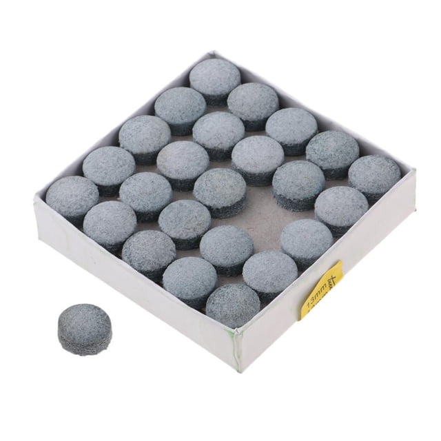 Kenally 50 piezas/caja de tacos de billar de cuero prensados y moldeados de 13mm Equipos de laboratorio e instrumentos científicos