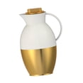 thumbnail image 3 of Fiocias Double Layer Insulated Coffee Carafe 1L Capacity Hot and Cold Water Pot for Home White, 3 of 9