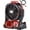RED, variant on Battery Operated Fan, for DEWALT 20V Max Battery, Camping Fan Cordless, Option for Corded, with LED Lights, Variable Speed, Hook for Hanging, for Jobsite(Battery Not Included)