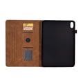 thumbnail image 6 of Jiahe Cover For iPad 10th Generation 2022 10.9 inch,Rugged Shockproof Emboss Flower Pattern Auto Wake/Sleep Card Slot Kickstand Full Protection Case Cover,Brown, 6 of 9