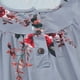 thumbnail image 5 of Camiseta estampada Mujer Verano Cuello redondo Blusa de manga corta Top suelto, Gris, S Methold AP001352-06, 5 of 7