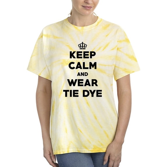 Keep Calm And Wear Tie Dye Tie Dye Cyclone Women -Smartprints Designs, Female x-Large