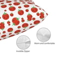 thumbnail image 3 of Fuzoiu Hand Drawn Tomatoes Print Pillow Case with Hidden Zipper,Pillow Covers,Soft and Comfortable Pillowcase-16"x24", 3 of 6