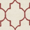 thumbnail image 4 of SAFAVIEH Cambridge Kevin Geometric Wool Runner Rug, Ivory/Rust, 2'6" x 8', 4 of 5