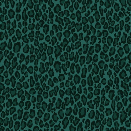 ESTA Home Cicely Green Leopard Skin Wallpaper, 20.9-in by 33-ft