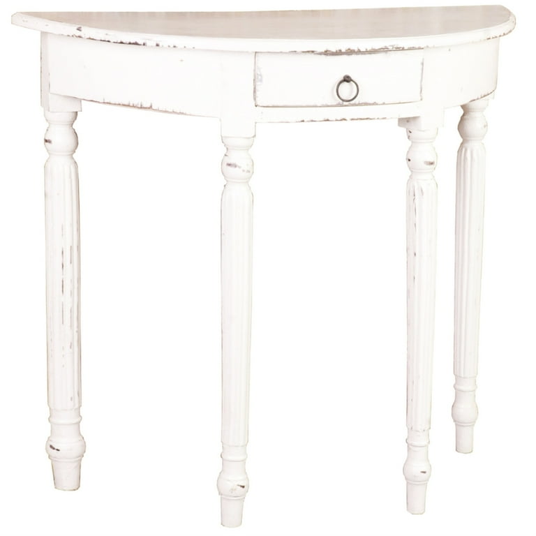 Shabby chic 2024 half moon table