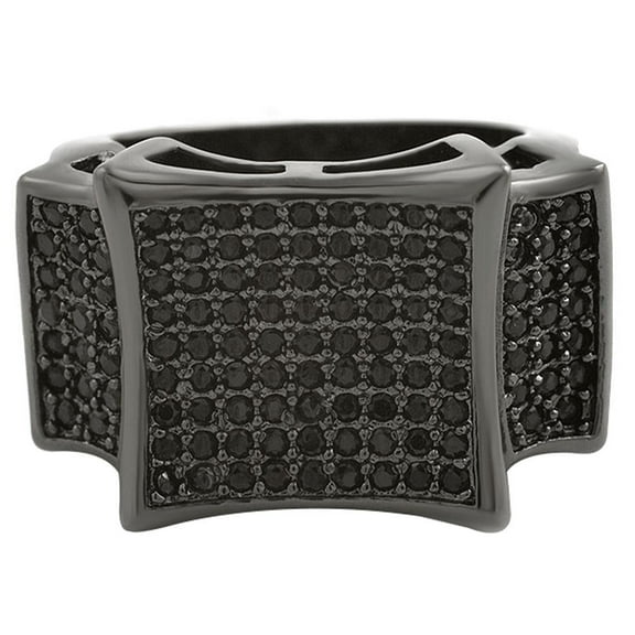 Black Kite Bling Bling CZ Micro Pave Ring