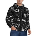 thumbnail image 2 of Goofa Ho-Ho-Ho 2 for Men's Hooded Sweatshirt - Lightweight Pullover Hoodie with Kangaroo Pocket, Perfect for Everyday Wear-4X-Large, 2 of 7