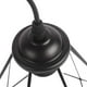 thumbnail image 5 of Lámpara colgante industrial Lámpara de techo retro Araña Lámpara negra vintage Jaula Iluminación de techo Pantalla de metal para restaurante Sala de estar Dormitorio Cocina Bar Pasillo (Bomb JFHHH pequeña, 5 of 5