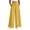 Yellow, variant on CHGBMOK Women's Plus Size Palazzo Pants Elastic High Waist Drawstring Wide Leg Pants Flowy Floor-Length Trousers with Pockets Loose Casual Pants