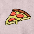 thumbnail image 2 of Dalix Pizza Embroidered Fleece Zip Washed Hoodie Cold Fall Winter Women in Blush S Small, 2 of 5