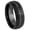 Black, variant on Jewelry Avalanche Dome Hammered Rose Gold IP Tungsten Mens Eternity Wedding Band, White CZ Anniversary Ring size 10