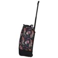 thumbnail image 5 of 20" Rolling Tote Bag with Handle, Print Portable Grocery Trolley Bag with Wheels for Work, Short Trips,Beach & Daily,Paris Floral, Tf023, 5 of 5