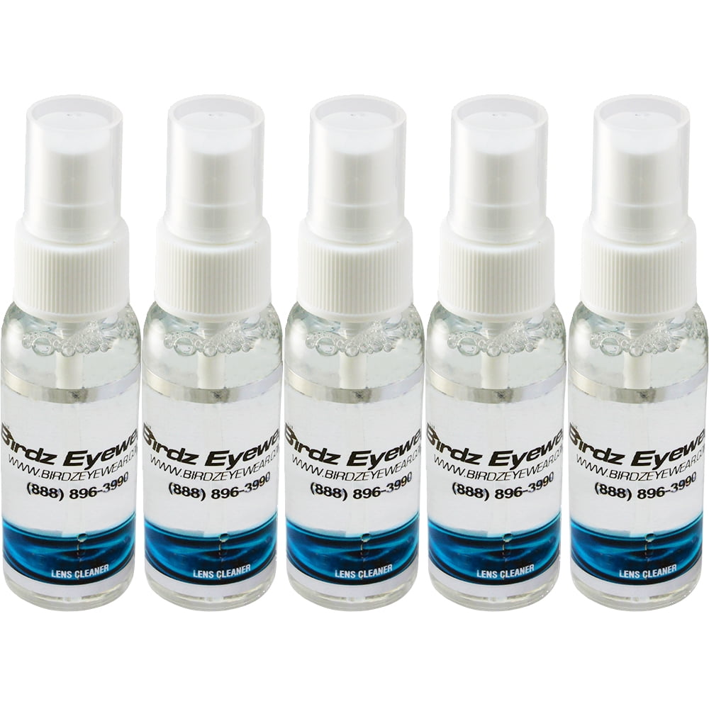 5 Eyeglass Sunglass Lens Cleaner Cleaning Kit with Spray Cloth Tool Key