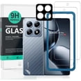 thumbnail image 1 of Ibywind 2 Protectors Pantalla para Xiaomi 14T Pro 5G 6.67"+1 Protector Cámara+1 Protector Trasera Fibra Carbono,Cristal Templado, 1 of 5