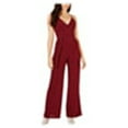 thumbnail image 2 of Leyden Womens Strappy Jumpsuit, Red, X-Large, 2 of 2