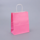 thumbnail image 3 of Bolsas de regalo de papel Kraft con asas, 10/20/30/50 unidades, para compras, manualidades, color marrón y blanco, para fiestas, suministros navideños, 3 of 5