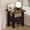 Brown, variant on Furinno Andrey End Table Nightstand with Bin Drawer, White/Black