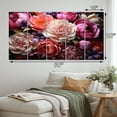 thumbnail image 4 of Designart "Peonies In Asian Painting IV" Asian Art Metal Wall Decor Set, 4 of 5